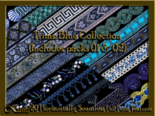!Kushi! TrimsBLUE COLLECTION  Textures -WEAR TO UNPACK