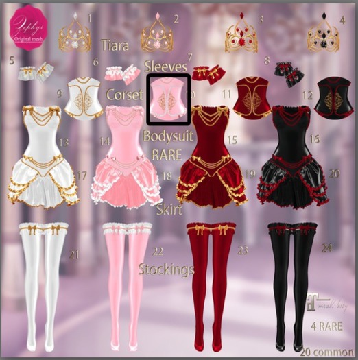 10. "Zephyr" Empress Corset (pink)