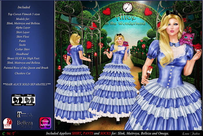 -Lamu Fashion-Gown *Alice in the Wonderland* DEMO