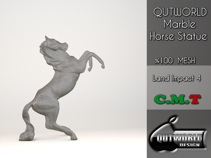 .::QUTWORLD Marble Horse Statue::.NT Unpack (ADD)