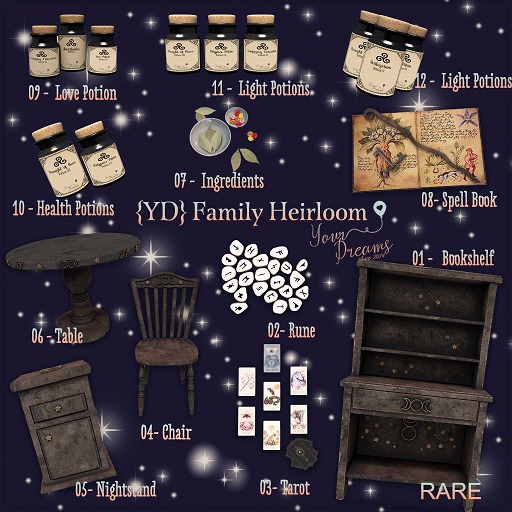 {YD} Family Heirloom - Bookshelf RARE