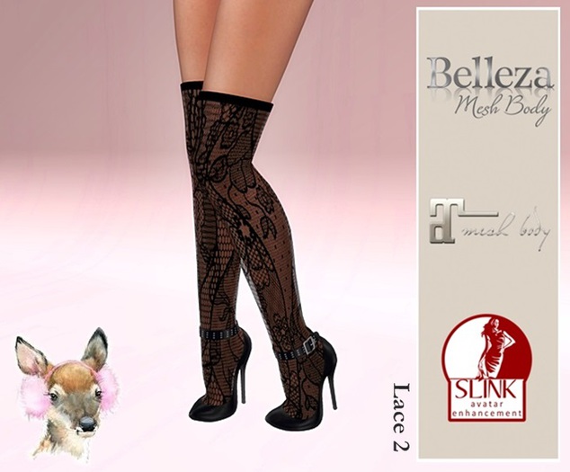 Heels & Stockings Lace 2