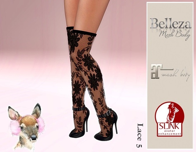 Heels & Stockings Lace 5