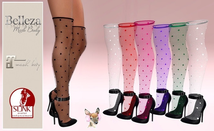 Heels & Stockings Lace Dots