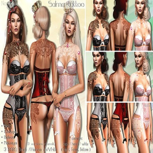 .::Nanika::. Salma tattoo Henna RARE