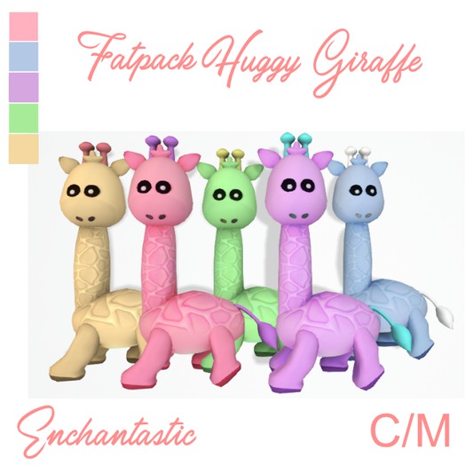 {ENT} Huggy Giraffe Fatpack