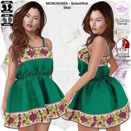 MONOMANIA - BohoWish Mint (add me)