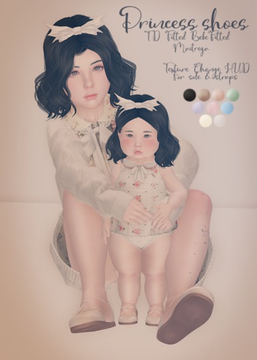 -{Dollheart}- Princess Shoes - Cream