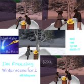 I'm Freezing winter scene for 2-Crate