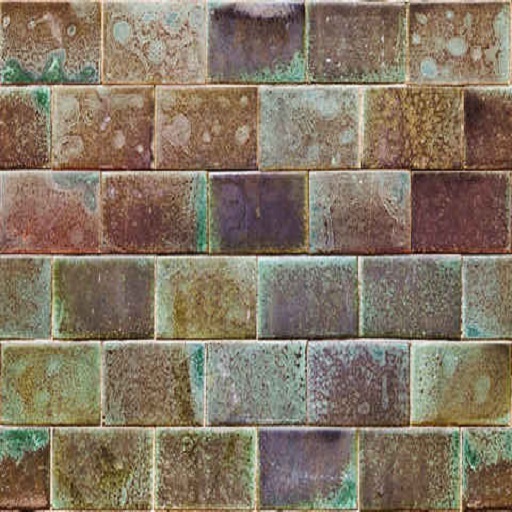 Seamless Old Multicolored Tiles