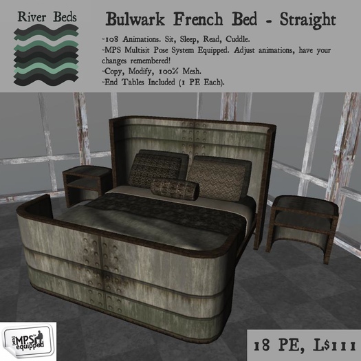 *Bulwark French Bed - Straight*