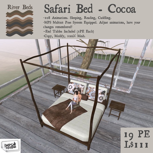 *Safari Bed - Cocoa*