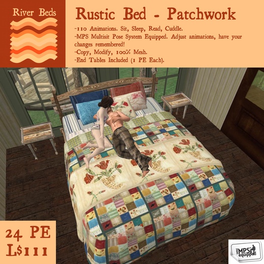 *Rustic Bed - Patchwork*