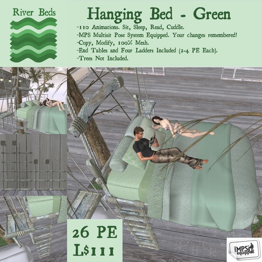 *Hanging Bed - Green*