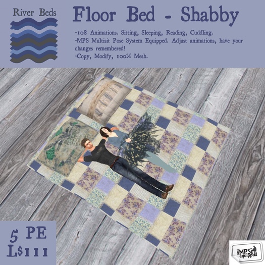 *Floor Bed - Shabby*