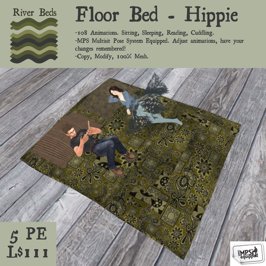 *Floor Bed - Hippie*