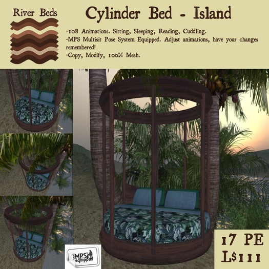 *Cylinder Bed - Island*