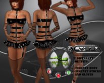 *PONKA* Alyssa latex dress