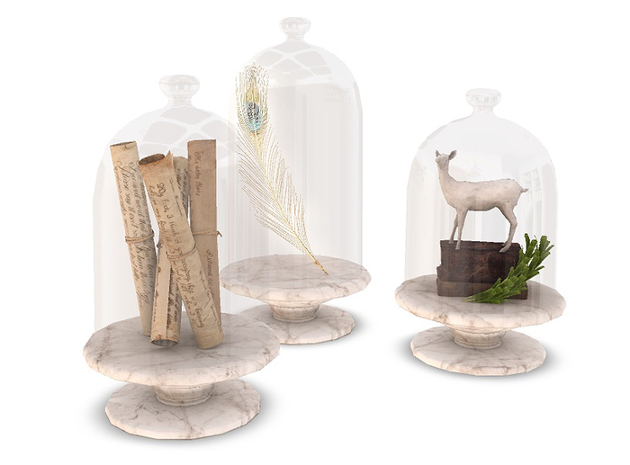 [Tia] Valarie Glass Domes (Boxed)