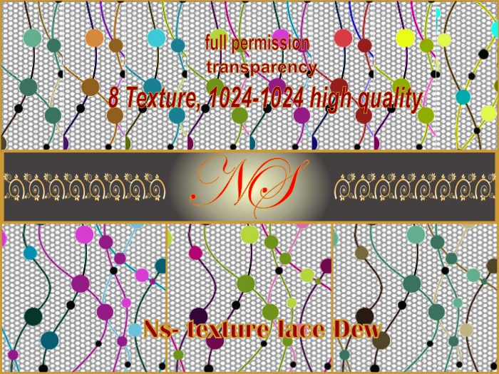 Ns- texture lace Dew