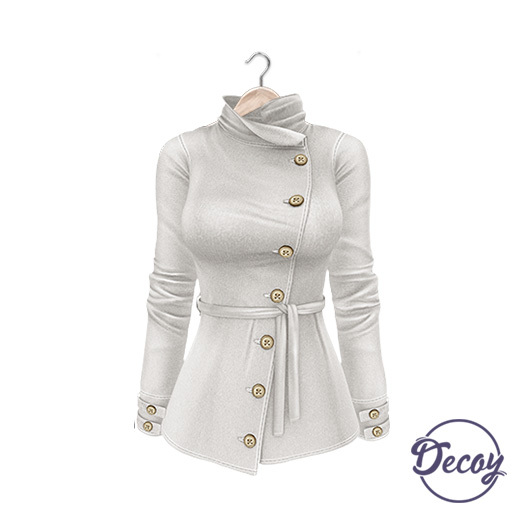 Decoy - Cassie Jacket: White