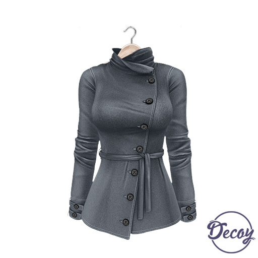 Decoy - Cassie Jacket: Gray (Unpack HUD)