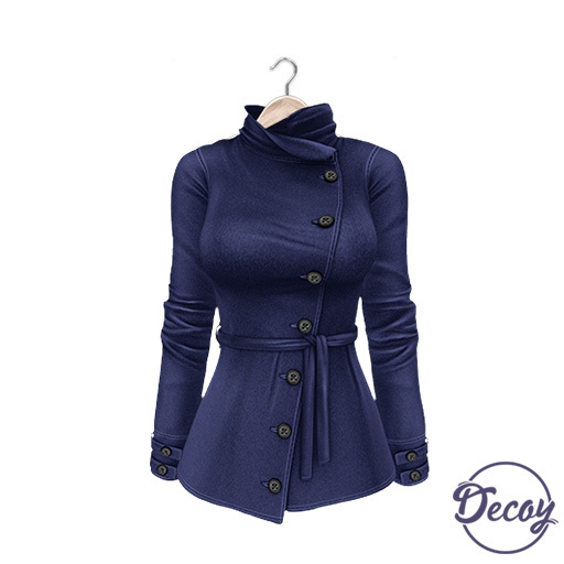 Decoy - Cassie Jacket: Navy (Unpack HUD)