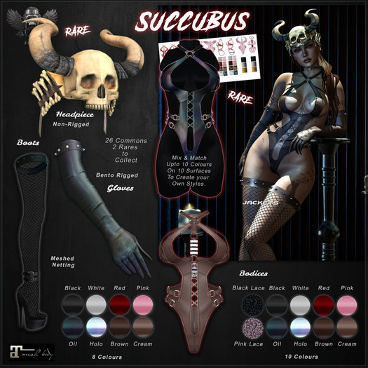 [The Forge] Succubus Boots, Cream