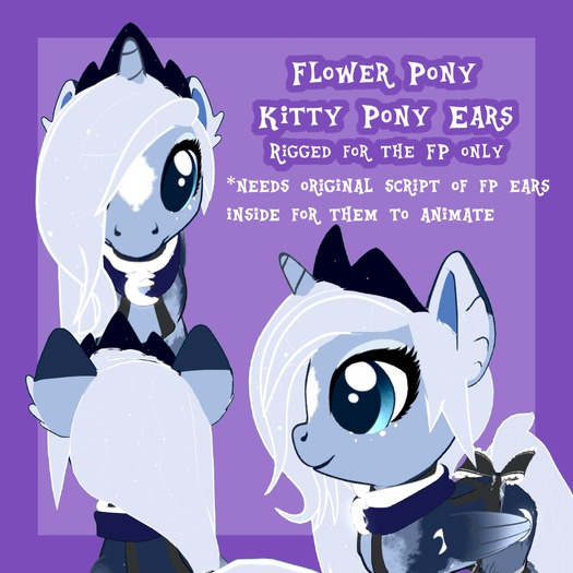 *PPP* Flower Pony Kitty Ears