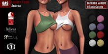 GAS [Ladies Tank Andrea - 8 Colors w/HUD FATPACK]
