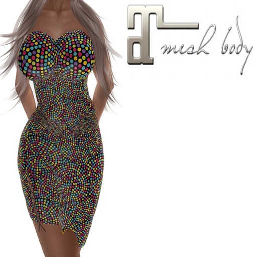 MERC - DRESS - SPOTTY COLOR - MAITREYA