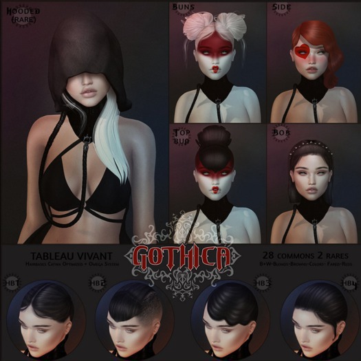 Tableau Vivant \\ Gothica [4] - Bob - B+W