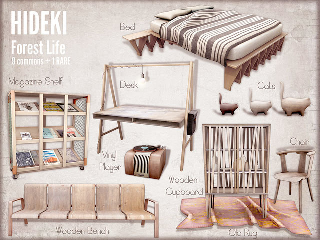 Hideki - Forest Life - Complete Set w/ RARE