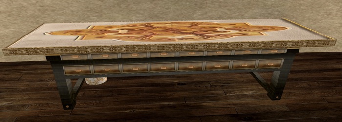 Workbench long desk_ work top Renni [C]