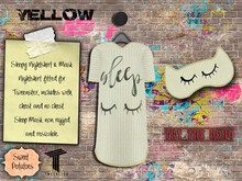 < SP > Sleepy Nightshirt for Tweenster - Yellow