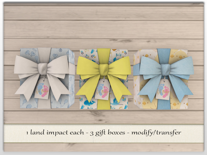 {WM} Gift Box 3 Set: Baby Shower Collection 1 {BOXED}