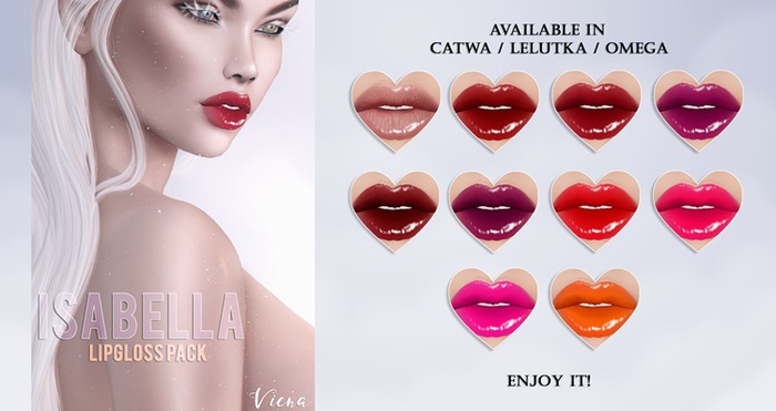 Viena :: Isabella Lip Gloss Pack ::