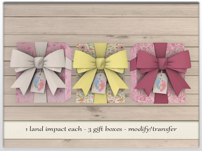 {WM} Gift Box 3 Set: Baby Shower Collection 2 {BOXED}