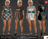{Hellens} DEMO Corset Belt Mini Satin Dress Lady Donna Maitreya Hourglass Physique Venus Freya Isis