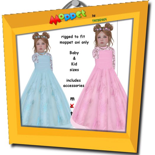 Moppet Lace Gown 2 for 1 Set