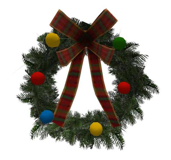 Mesh Christmas Wreath (Limited Quantities)