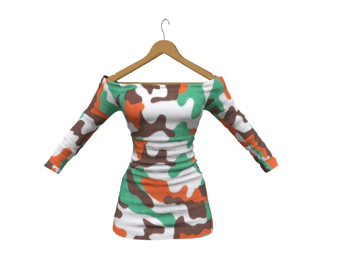 Shoulder Ruched Dress MAITREYA#35
