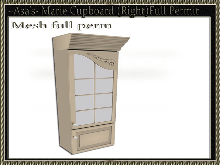 ~Asa's~Marie Cupboard (Right)Full Permit
