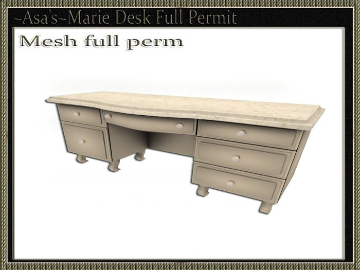 ~Asa's~Marie Desk Full Permit