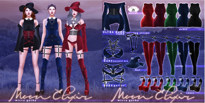 Moon Elixir - Wicca - 17 - Lara - High Heels - Ruby