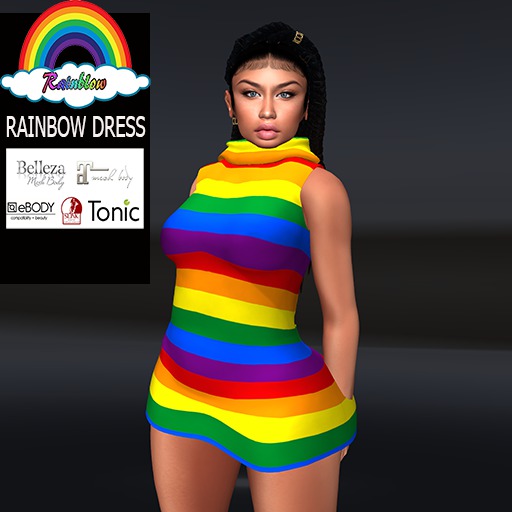 ((RBS)) RAINBOW DRESS 