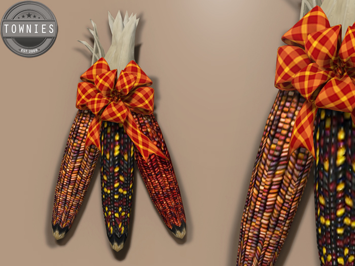 Fall Autumn Indian Corn Mesh 4