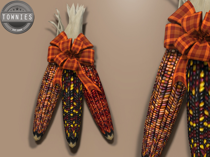 Fall Autumn Indian Corn Mesh 5