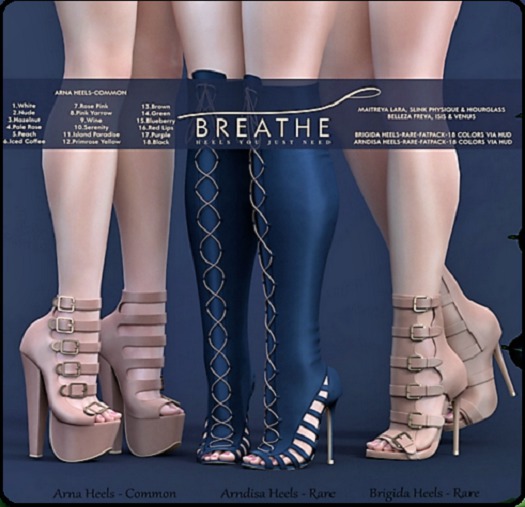 [BREATHE]- Arndisa Heels-FATPACK-M.LARA- RARE
