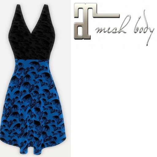 MERC - BATTY BLUE - DRESS - MAITREYA